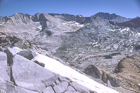 View east from Observation Peak - Kings Canyon National Park 27 Aug 1969