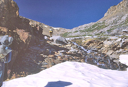 Climbing 'Red Pass' - Kings Canyon National Park 28 Aug 1969