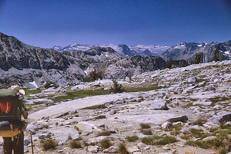 The route over Windy Ridge, Gil Beilke - Kings Canyon National Park 28 Aug 1969