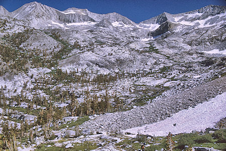 Looking back on route - Kings Canyon National Park 28 Aug 1969