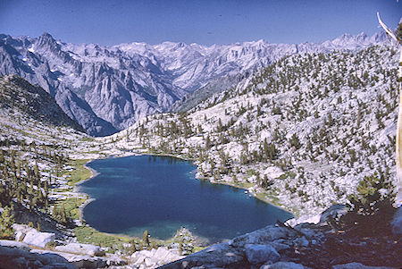 A 'gem' along the route, LeConte Canyon in rear - Kings Canyon National Park 28 Aug 1969