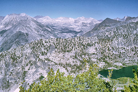 View northeast from Windy Ridge - Kings Canyon National Park 28 Aug 1969