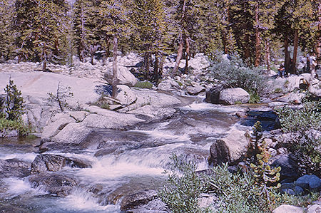 South Fork Kings River crossing - Kings Canyon National Park 21 Aug 1963