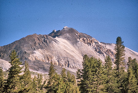 Cardinal Mountain from near Bench Lake - Kings Canyon National Park 24 Aug 1975
