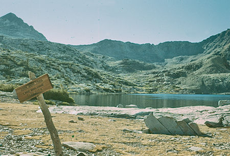 Lake Marjorie and Pinchot Pass - John Muir Trail - Kings Canyon National Park 25 Aug 1960