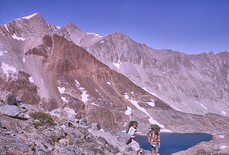 Topping Pinchot Pass - Kings Canyon National Park 22 Aug 1963