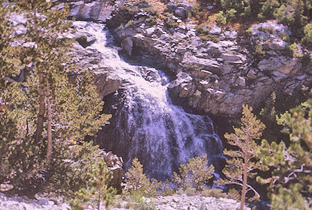 Waterfall on Woods Creek - Kings Canyon National Park 28 Aug 1970