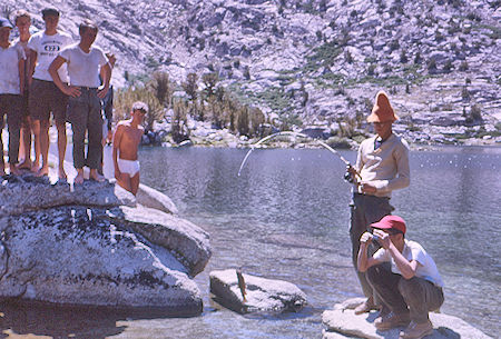 Fishing at Rae Lake - Kings Canyon National Park 23 Aug 1963