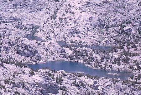 Sixty Lakes from Fin Dome - Kings Canyon National Park 31 Aug 1970