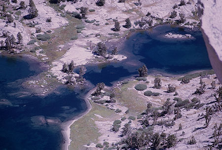A Sixty Lake from Fin Dome - Kings Canyon National Park 31 Aug 1970