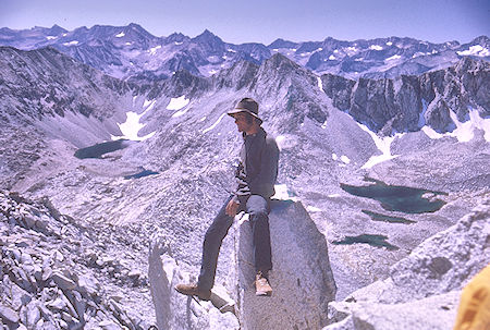 Looking south on Mount Cotter, Gil Beilke - Kings Canyon National Park 01 Sep 1970