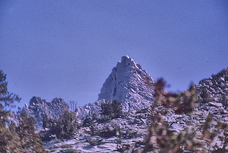 Mount Clarence King from Gardiner Creek - Kings Canyon National Park 04 Sep 1970