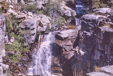 Water fall on Gardiner Creek - Kings Canyon National Park 04 Sep 1970