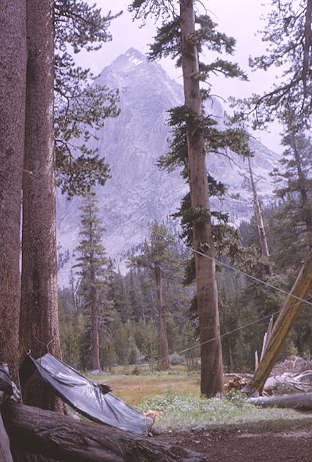 Vidette Meadow camp - Kings Canyon National Park 30 Aug 1963