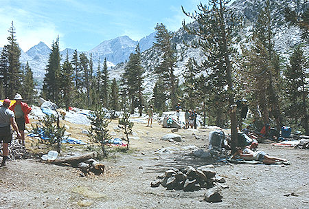 Camp near Center Basin - Kings Canyon National Park 22 Aug 1971