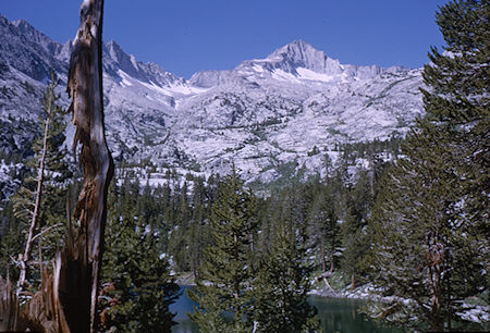 Mt. Brewer from East Lake - Kings Canyon National Park 26 Aug 1963