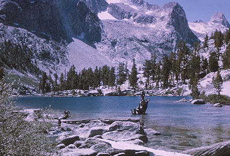 Lake Reflection - Kings Canyon National Park 28 Aug 1963