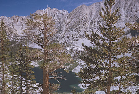 Lake Reflection from Longley Pass Trail - Kings Canyon National Park 28 Aug 1963