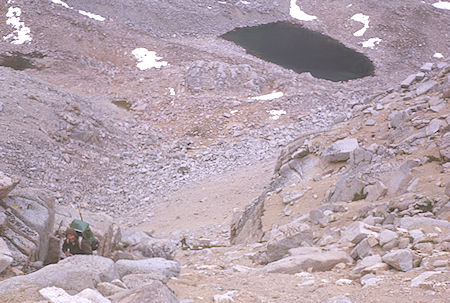 Climbing Deerborn Pass - Kings Canyon National Park 30 Aug 1963