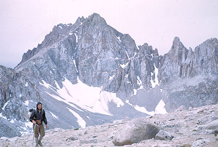 Mt. Ericsson and Crags from Deerhorn Pass - Kings Canyon National Park 30 Aug 1963