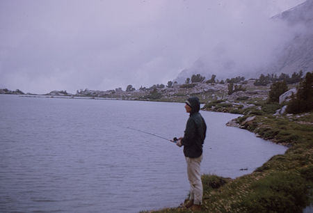 Fishing at Golden Bear Lake in Center Basin - 15 Aug 1965