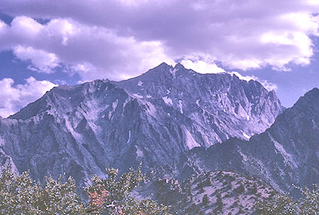Mount Williamson from Shephers Pass Trail - John Muir Wilderness 27 Aug 1967