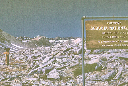 Shepherd Pass - John Muir Trail/Sequoia National Park 28 Aug 1967