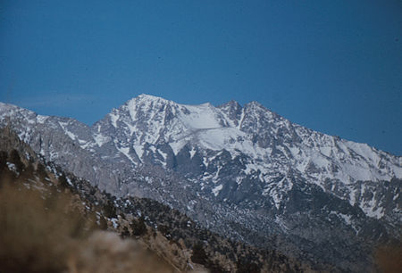 Mt. Williamson from Horseshoe Road near Lone Pine - Mar 1975