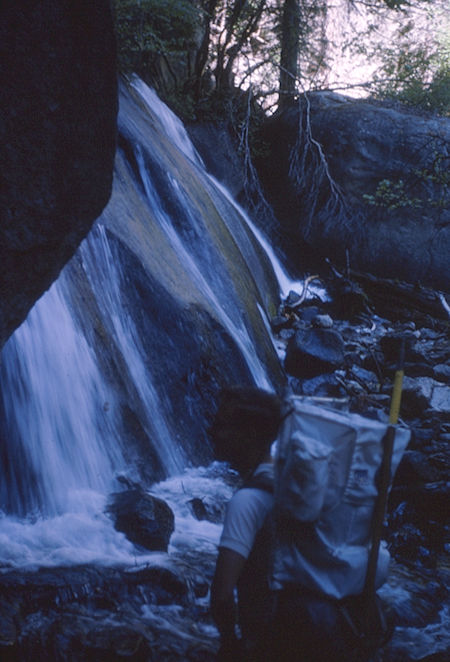 George Creek waterfall - Jul 1964
