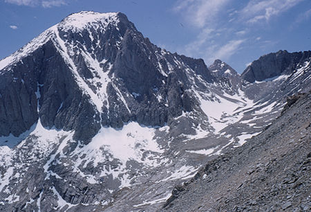 Trojan Peak from 13,000' on Mt. Williamson - May 1964