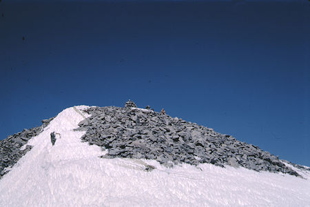 Final pitch to the top of Mt. Williamson - Jul 1965 - Bob Johnson photo