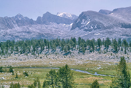 Mount Whitney from Wright Creek - Sequoia National Park 19 Aug 1965