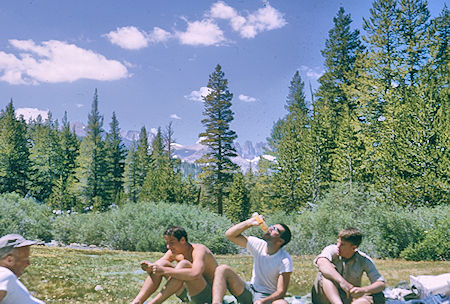 Lunch on Wallace Creek - Sequoia National Park 19 Aug 1965