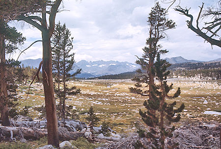 Lower Wright Lake Basin, Kaweah Ridge - Sequoia National Park 24 Aug 1971