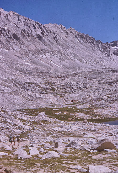 On the trail to Trail Crest Pass - 20 Aug 1965