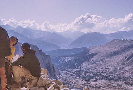 View from Trail Crest trail junction - 20 Aug 1965