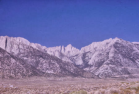 Mount Whitney from Lone Pine Road - 00 Aug 1965