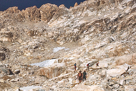 On the way up Triple Divide Peak - Sequoia National Park 02 Sep 1971