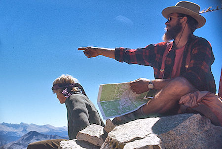 On top of Triple Divide Peak - Sequoia National Park 02 Sep 1971