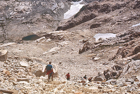 Descending from Triple Divide Peak - Sequoia National Park 02 Sep 1971