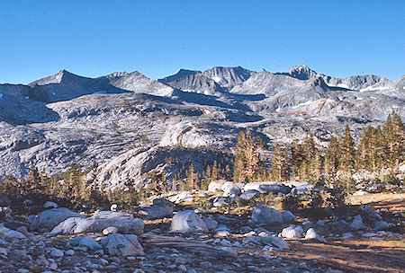 Kaweah Ridge from Colby Pass trail - Sequoia National Park 03 Sep 1971