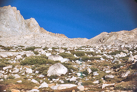View towards Colby Pass trail - Sequoia National Park 03 Sep 1971