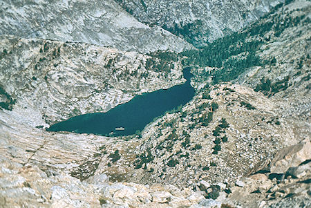 Colby Lake from Colby Pass - Kings Canyon National Park 03 Sep 1971