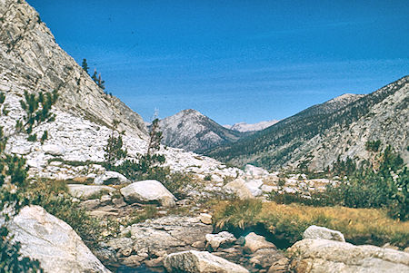 Avalanche Pass down Cloud Canyon - Kings Canyon National Park 03 Sep 1971