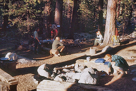 Camp on Roaring River - Kings Canyon National Park 03 Sep 1971