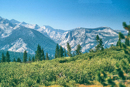 View south from near top of Avalanche Pass - Kings Canyon National Park 04 Sep 1971