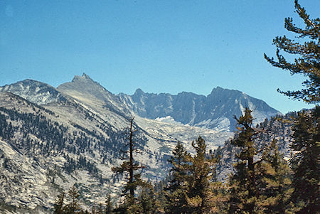 Cross Mountain, North Guard from Sphinx Creek - Kings Canyon National Park 04 Sep 1971