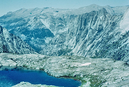 Looking back from above lake - Sequoia National Park 20 Jul 1957