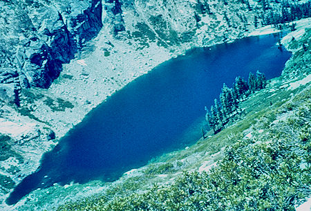 Hamilton Lake from Kaweah Gap trail - Sequoia National Park 20 Jul 1957
