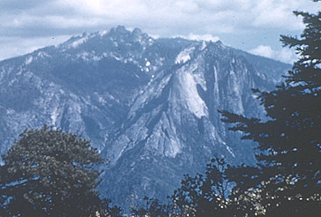 Castle Rock from High Sierra Trail - Sequoia National Park 18 Jul 1957